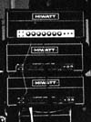 Two prototype-era CP103 amps (no “The Who” on control panel) with one Sound City L100 with Hiwatt badge (top), ca. 1969.