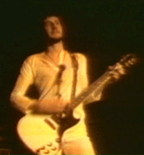 Ca. 1973, Polaris White Gibson SG Special (pre-1966 model), with two P-90 pickups, small black pickguard. Maestro vibrato and tailpiece removed.