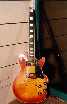 1973 Les Paul Custom (destroyed), courtesy rockstarsguitars.com