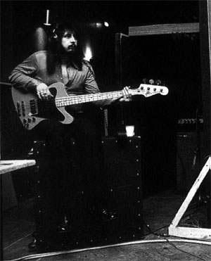 Ca. 1973, recording Quadrophenia, with painted “Fenderbird.”