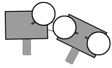 Three possible scenarios depicting problem of third tom mount setup. – 2