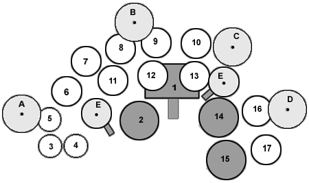 Ca. 1978, studio kit diagram by Martin Forsbom.