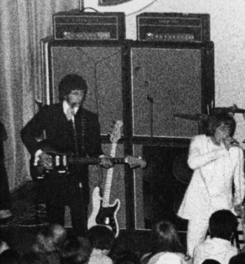 Ca. May 1967, with Fender Bass VI.