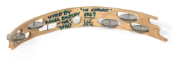 The Who: Roger Daltrey’s broken tambourine, 1967 ©Bonhams