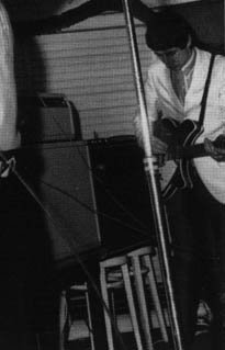 2 June 1965, with Fender Bassman top and 2×15 cabinet.