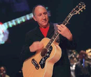 Ca. 1997, Quadrophenia show with Gibson J-200.